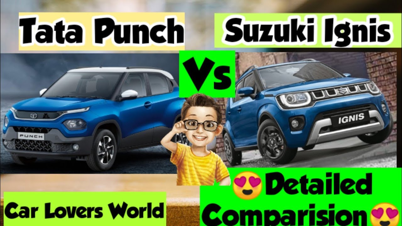 Tata Punch vs Maruti Suzuki Ignis 😍| Detailed Comparision of Ignis and Punch 💥| Punch vs Ignis🔥