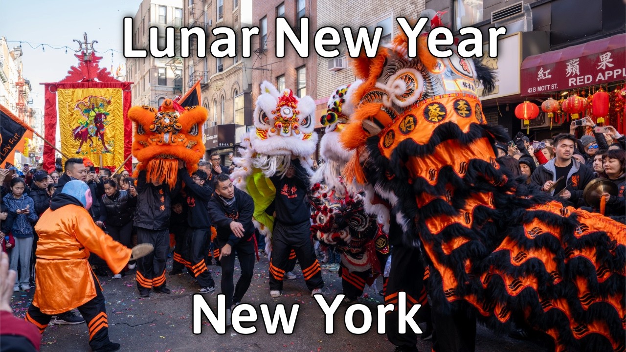 New York City: Chinese New Year 2025, Chinatown, Year of the Snake 🐍 | 4K