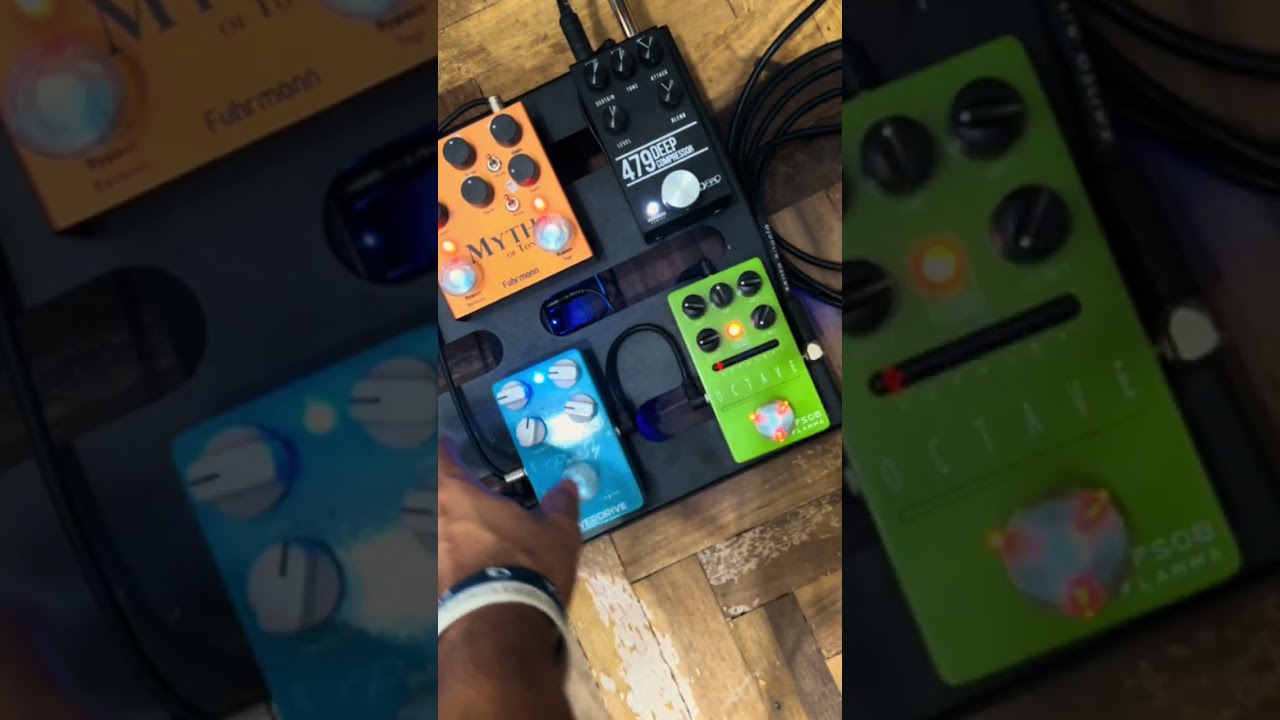 Melhor oitavador custo benefício ? Talent octave ? Flamma ? #octave #pog #pedalboard #flamma 