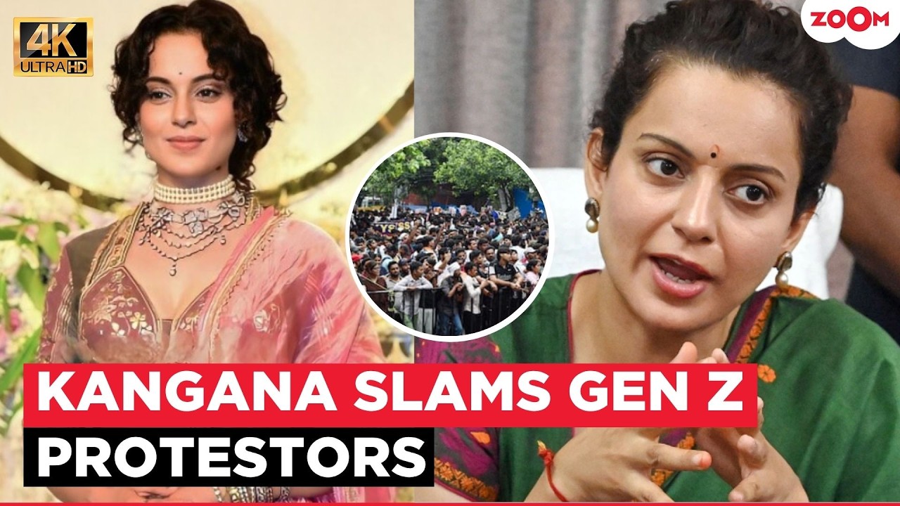 Kangana Ranaut's Brut*l Attack on Gen Z CJP Protesters Goes Viral; 'Crass' and 'Scarred Me'