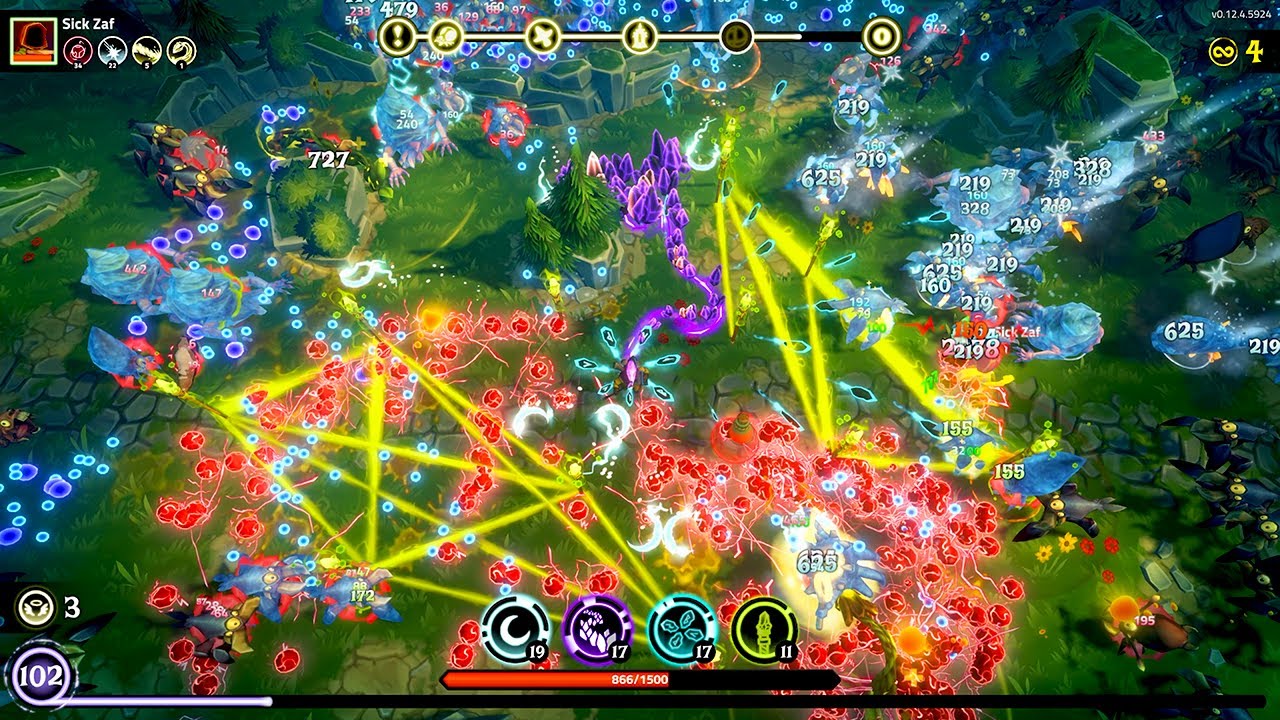 What level 100 looks like in The Spell Brigade (on max settings)