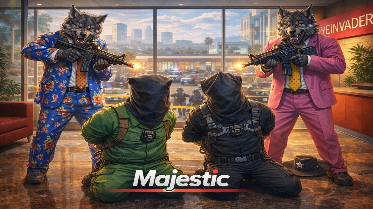 НАКАЗАЛ И СВЁЛ С УМА ВЫСЕРОВ в ГТА 5 РП / MAJESTIC RP