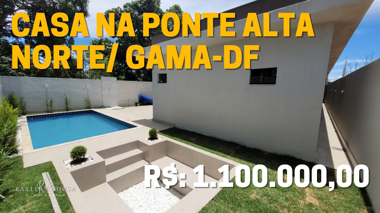 CASA DE ALTÍSSIMO PADRÃO NA PONTE ALTA NORTE - GAMA -DF