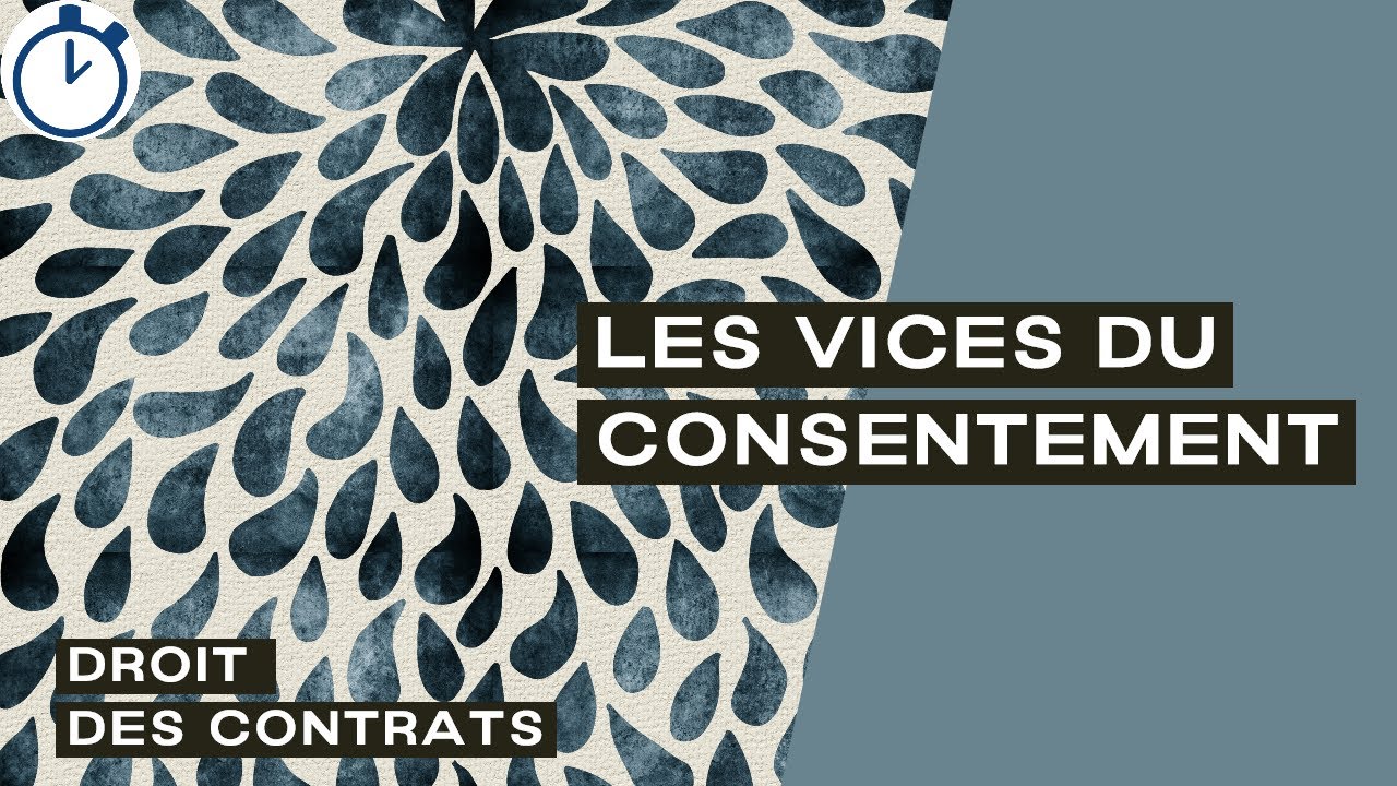 Les Vices du Consentement : [Droit des Contrats]