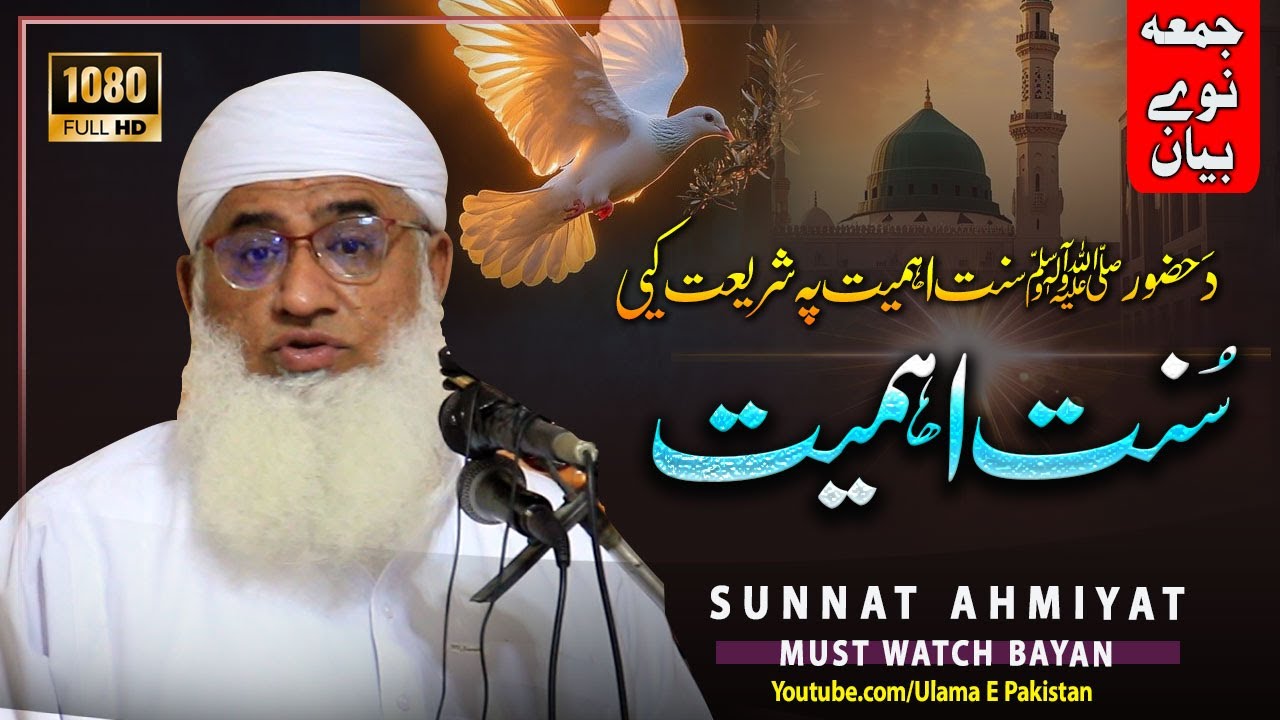 Molana Idrees Sahb New Bayan| Sunnat Ahmiyat  |مولانا ادریس صاحب | دَ حضور ﷺ سنت اہمیت و فضیلت