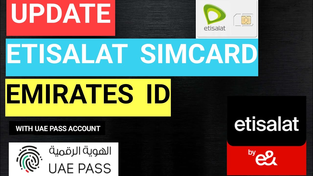 Как продлить SIM-карту Etisalat онлайн (пошаговое руководство)