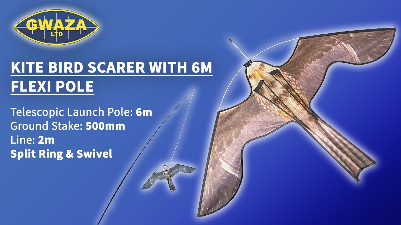 #10755 - Kite Bird Scarer with 6m Flexi Pole