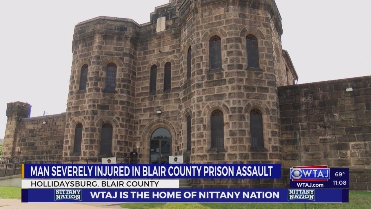 Man severely injured in Blair County Prison assault