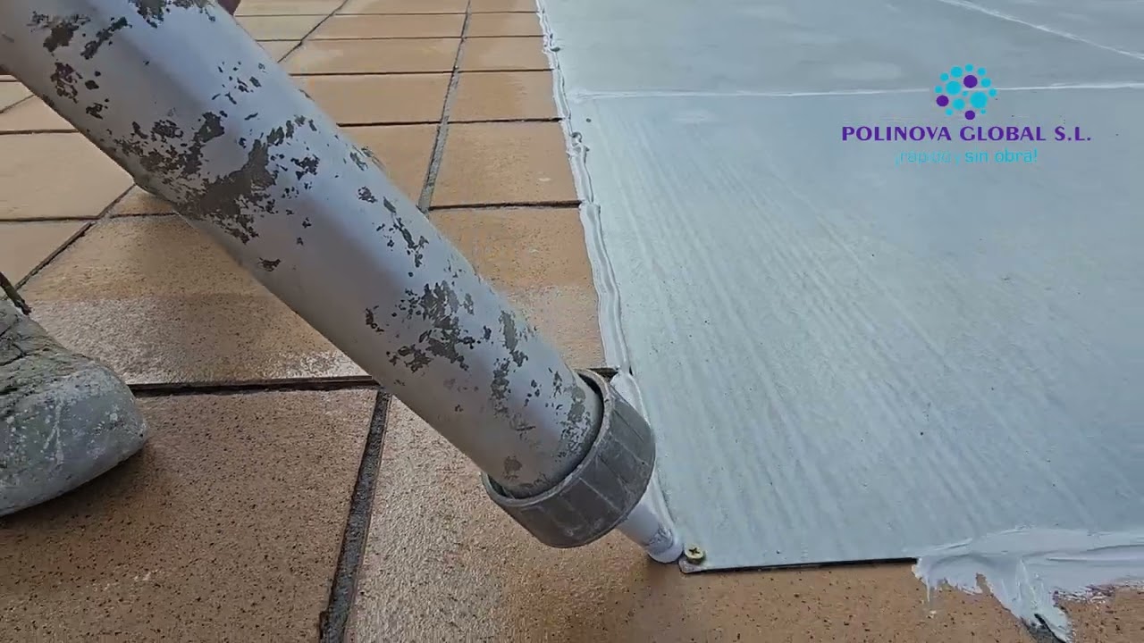 TERRAZA GRANDE CON POLIUREA @PolinovaGlobalSLpoliurea