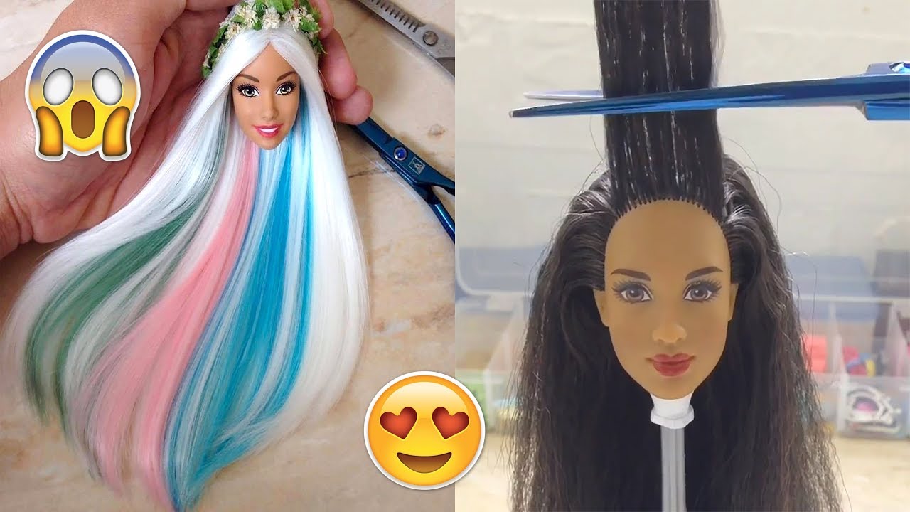تسريحات شعر باربي رائعة ستبهرك ♥️ أجمل تسريحات شعر باربي راح تشوفيها في حياتك 2017♛