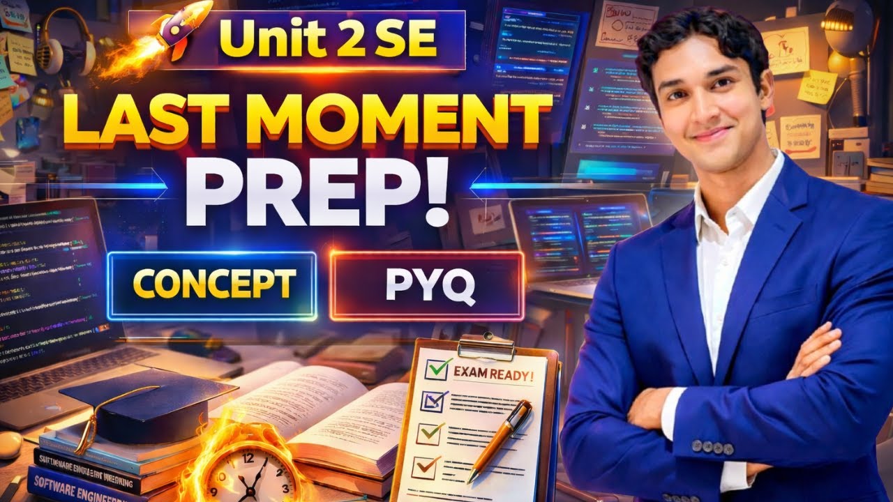 Concept + Numerical | SE Unit 2 One Shot | Management, COCOMO, LOC & FP | Exam Ready|BTECH 2nd Year