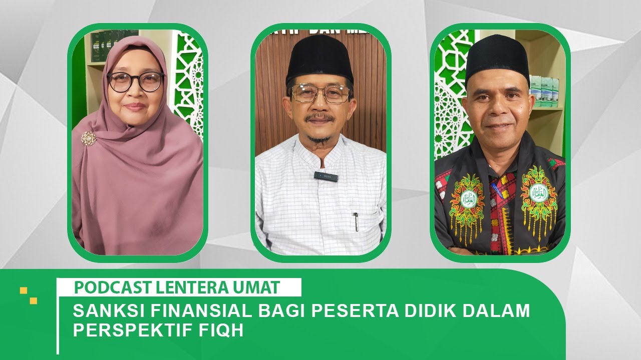 #55 Sanksi Finansial Bagi Peserta Didik Dalam Perspektif Fiqh