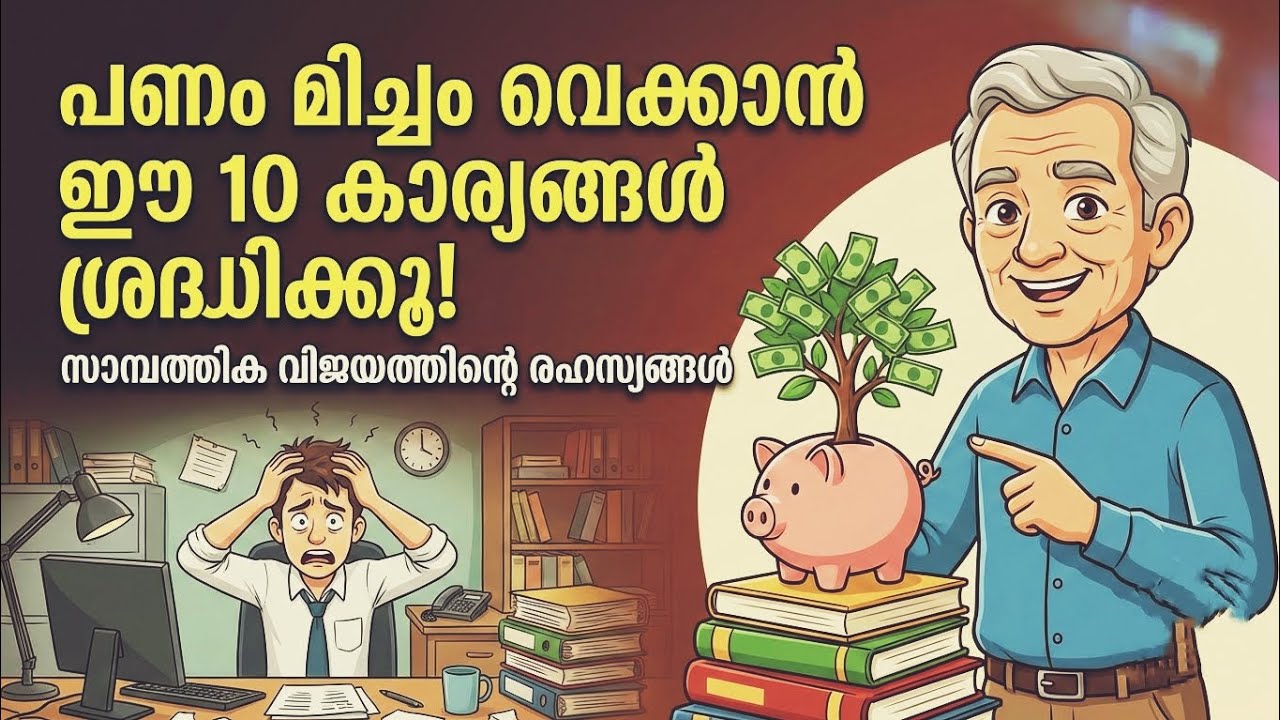 എത്ര അധ്വാനിച്ചിട്ടും പണം മിച്ചം വെക്കാൻ കഴിയുന്നില്ലേ? എങ്കിൽ ഇതൊന്ന് കേൾക്കൂ!