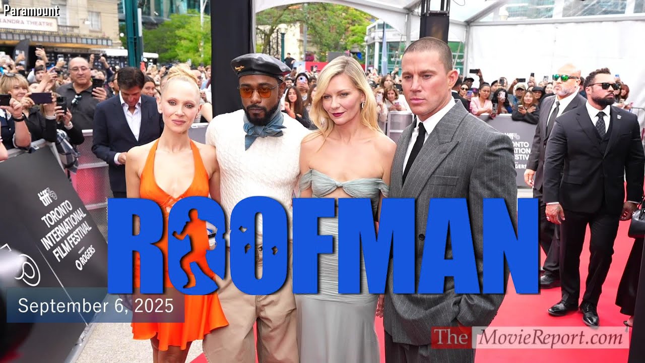ROOFMAN movie premiere Channing Tatum,Kirsten Dunst, LaKeith Stanfield,Juno Temple -September 6,2025