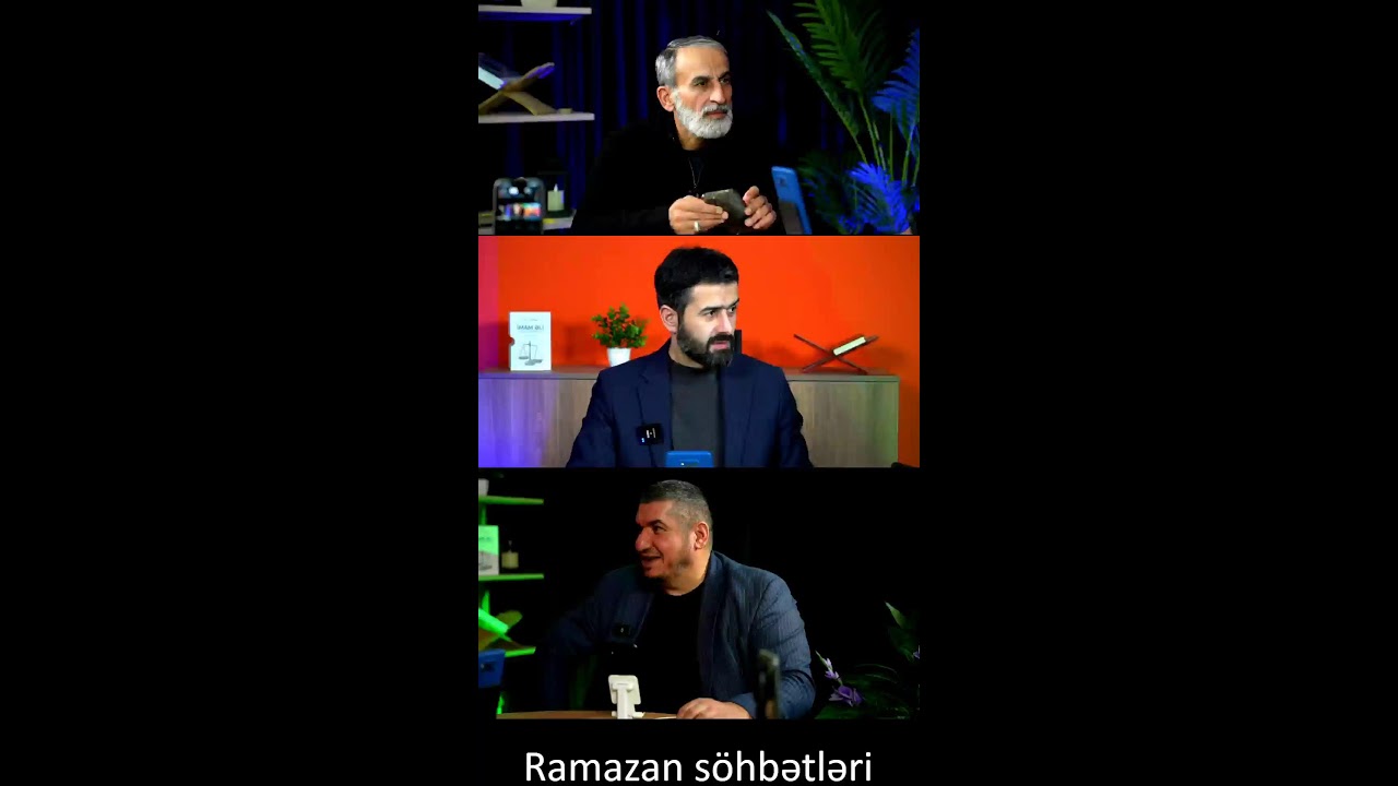 Canlı Ramazan söhbətləri -26- Hacı Əhliman
