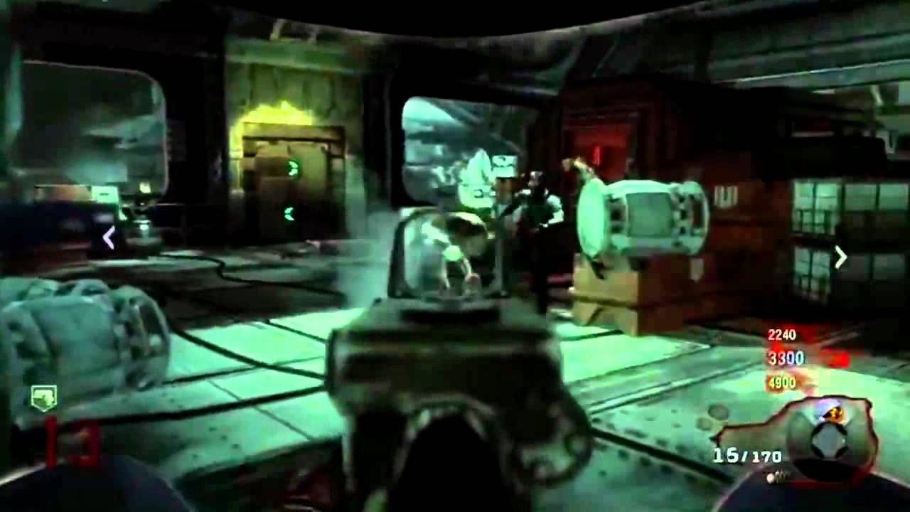 Black Ops: 'Rezurrection' Zombies Map Pack  - New Moon Map Gameplay! QED In Use! Area 51 Teleporter!