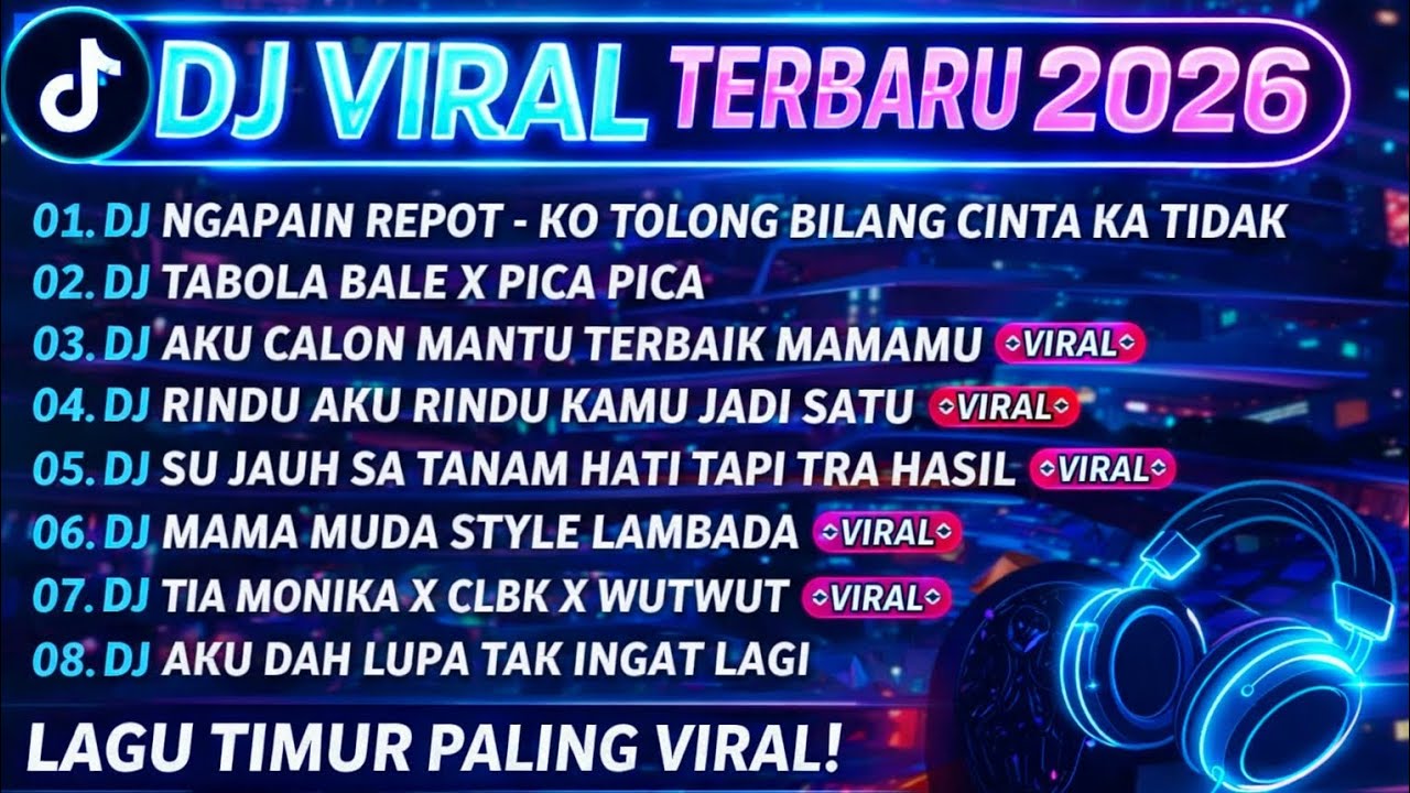 DJ Viral Terbaru 2026.Lagu Timur Paling Viral! 