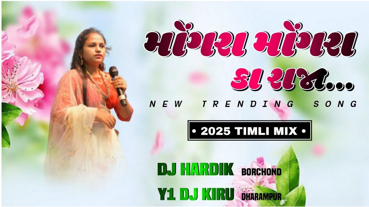 MONGRA MONGRA KA RAJA | TUZE DEKHE MERI AAKHE | 2025 TRENDING TIMLI MIX | DJ HARDIK BORCHOND Y1 KIRU