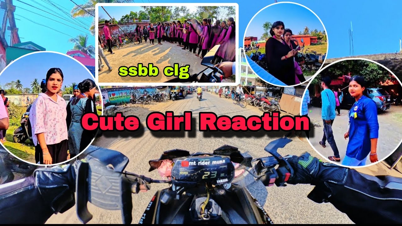 Cute Girl Reaction on Yamaha M15 😍🔥 Baya Baba College Girl Reaction 😍 | #mt15  #superbike 