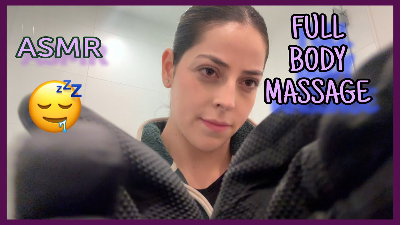 Full Body ASMR Massage 💤 Whispers, Textured Gloves & Relaxing Triggers