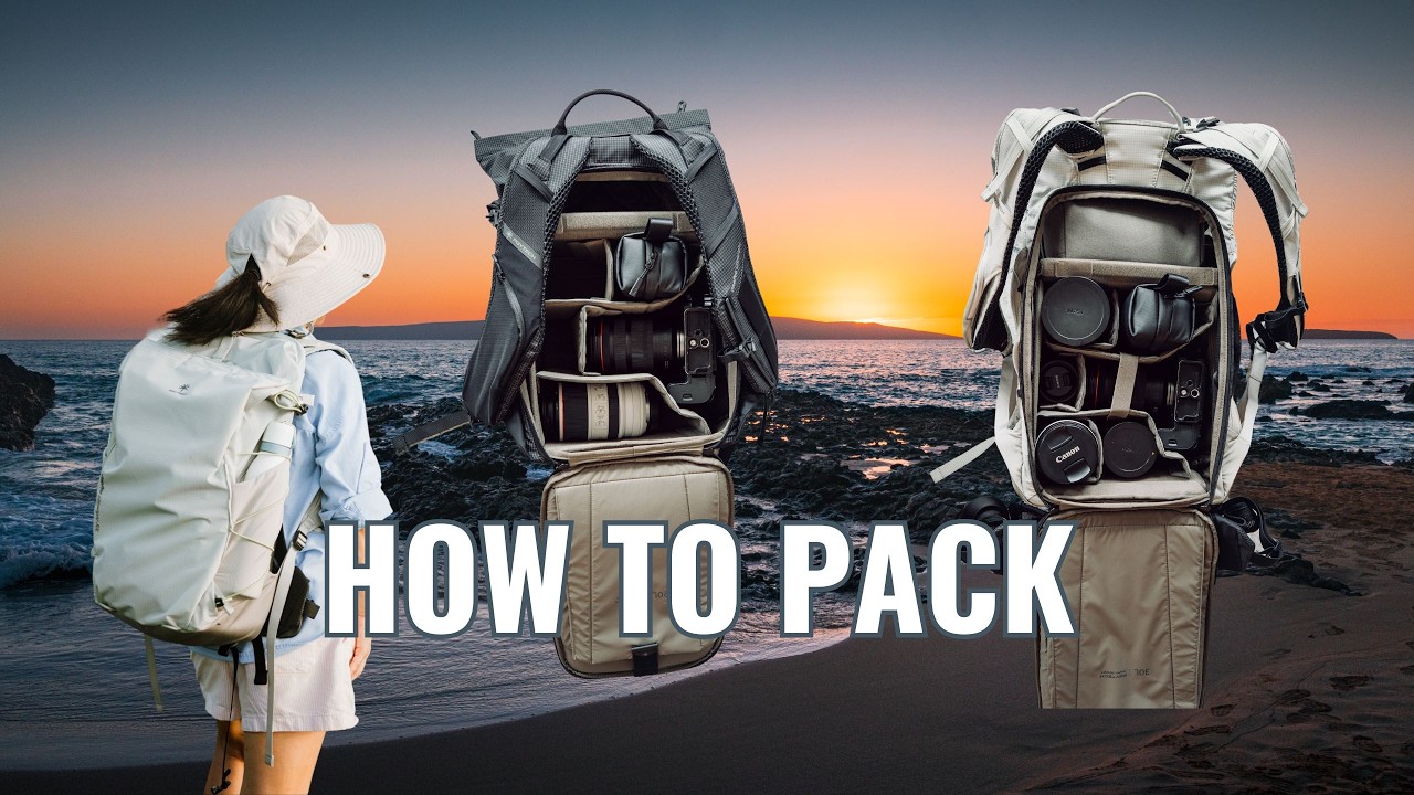 Real-World Camera Backpack Setup: 30L vs 20L | PGYTECH OnePro Ultralight
