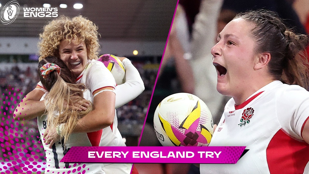 Red Roses are RUTHLESS 🔥 | Every England Try | Rugby World Cup 2025