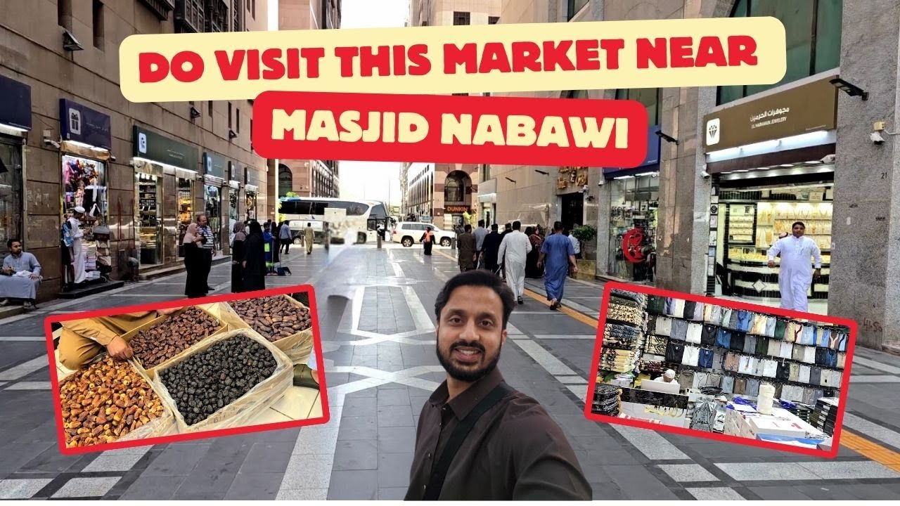 Shopping near Masjid Nabawi: Dates, Thobes & perfumes in Madina!!