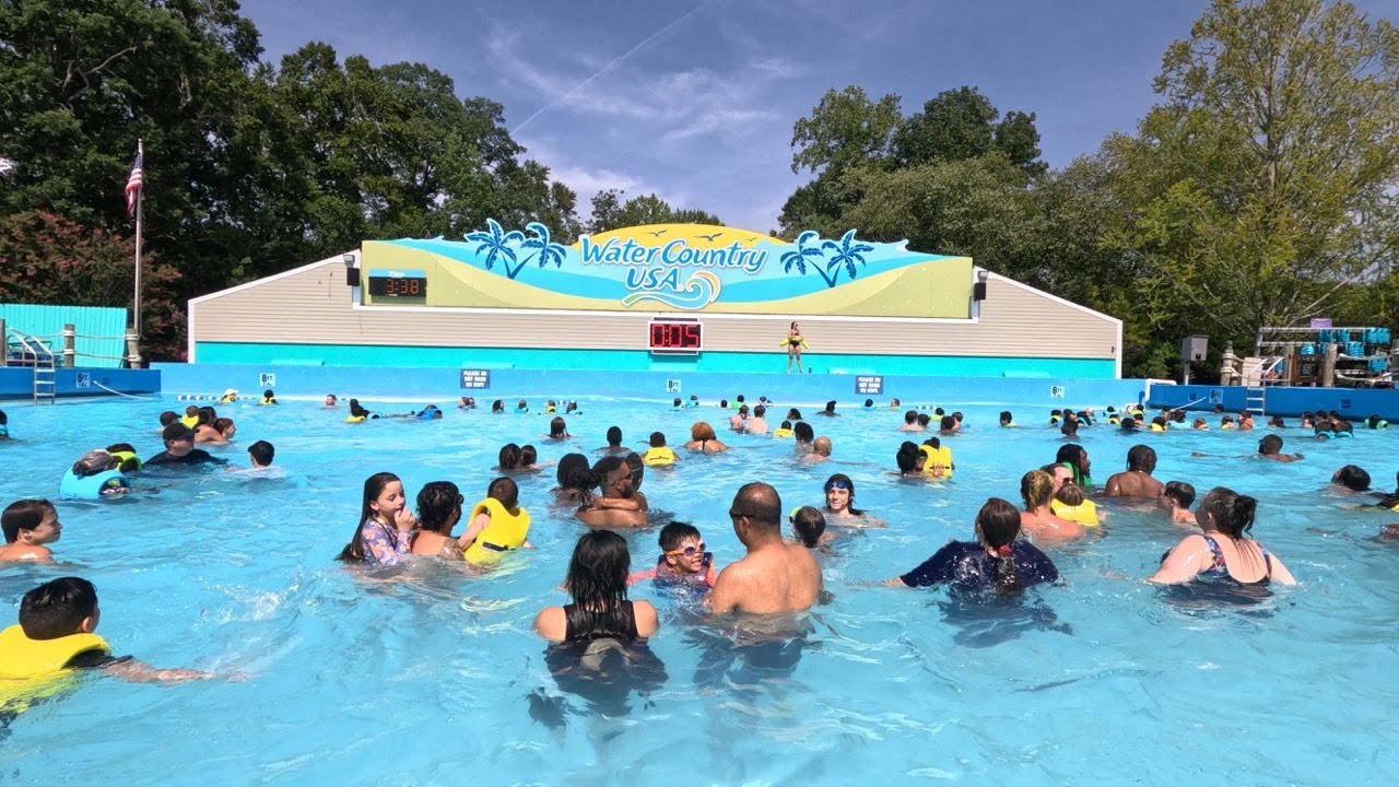 Surfer's Bay Wave Pool | Virginia's largest wave pool | Water Country USA (2023) | 5.3K