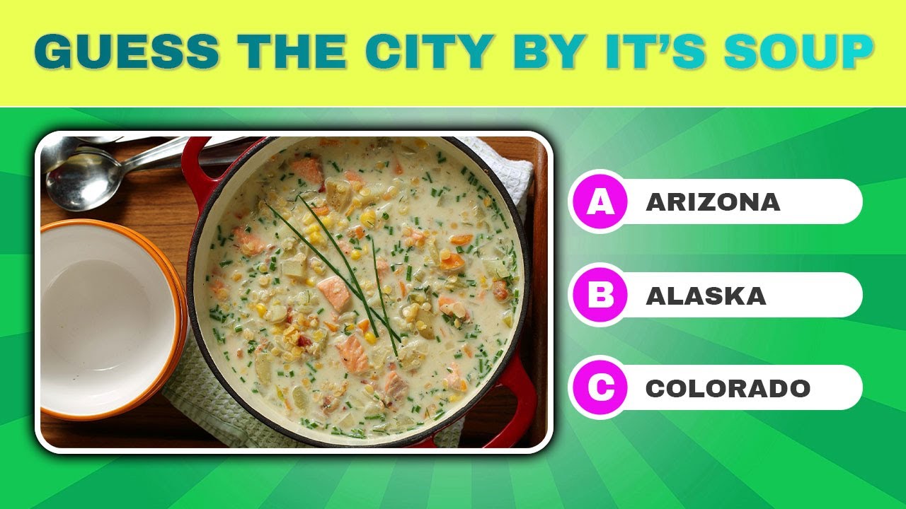 Guess The City or Country By Its Food | Food Edition 🍵 ☕️🍜 🍲