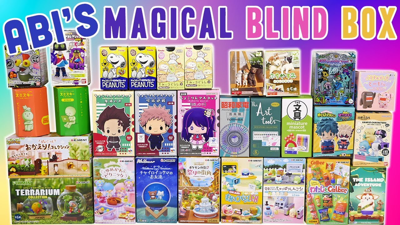 Magical Blind Box | Sanrio | Snoopy | Splatoon 3 | tokidoki | Rilakkuma | Pikmin