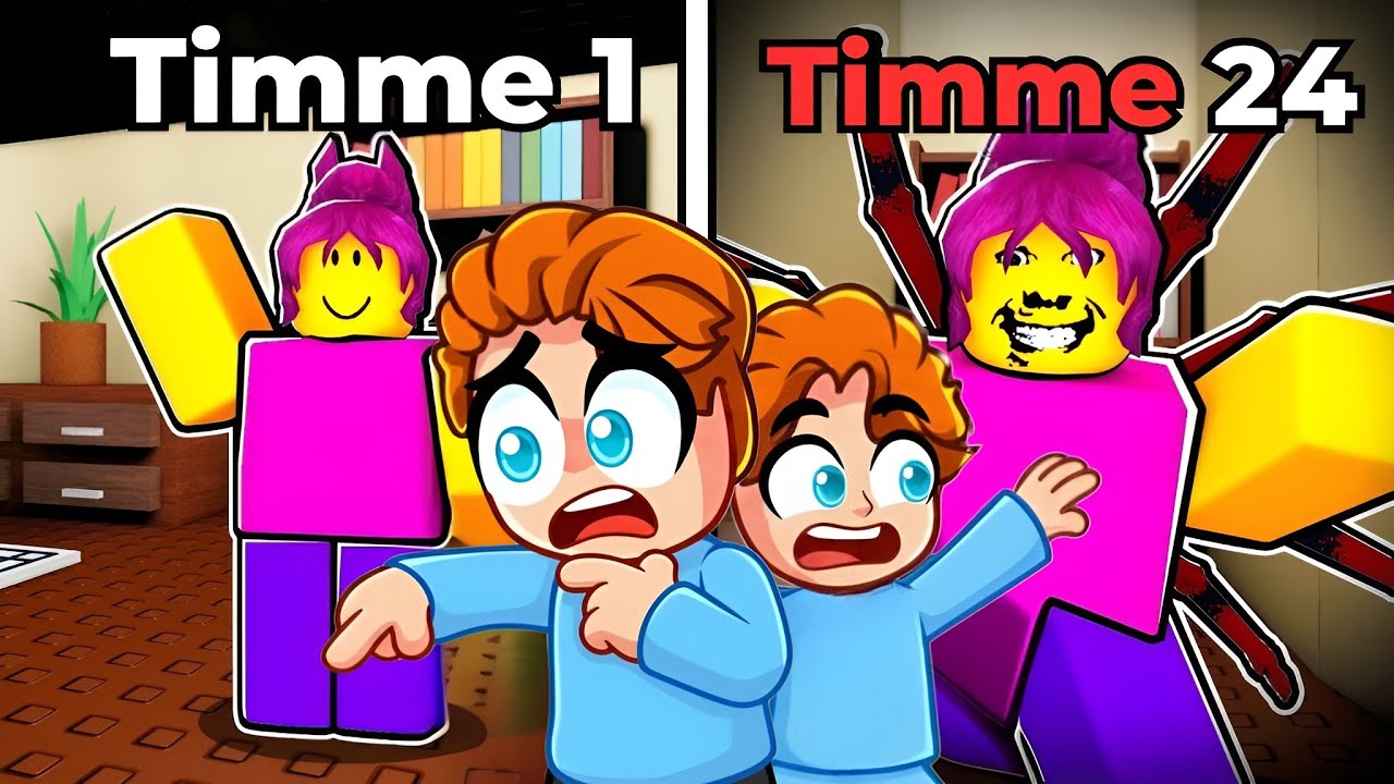 Blir Adopterade Av Den LÄSKIGASTE MAMMAN i Roblox
