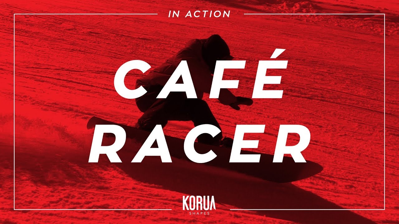 KORUA Shapes - In Action - Caf&eacute; Racer Snowboard