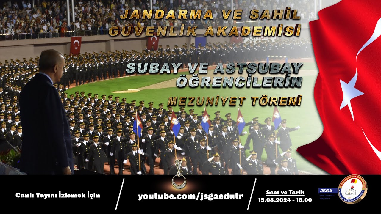 JSGA 2023-2024 Eğitim Öğretim Yılı Subay ve Astsubay Mezuniyet Töreni