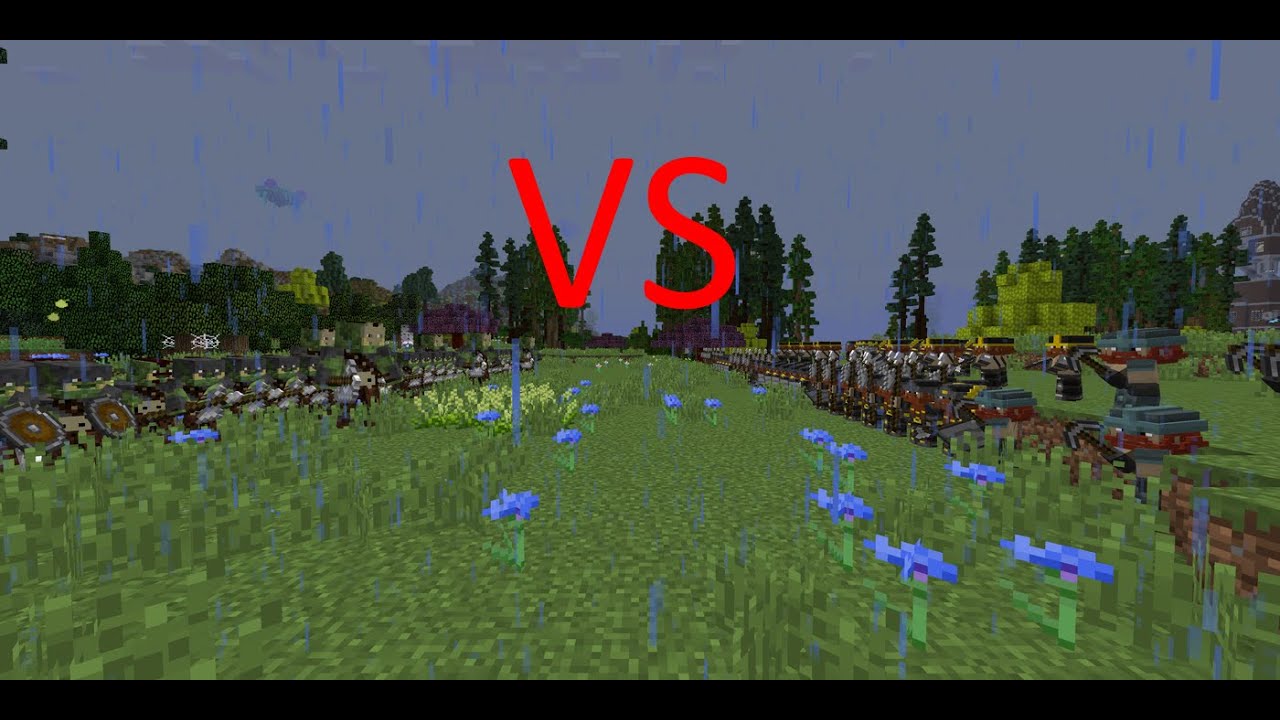 Minecraft NPC Battle - Pale Skulz Orcs vs Stoneholm Dwarves