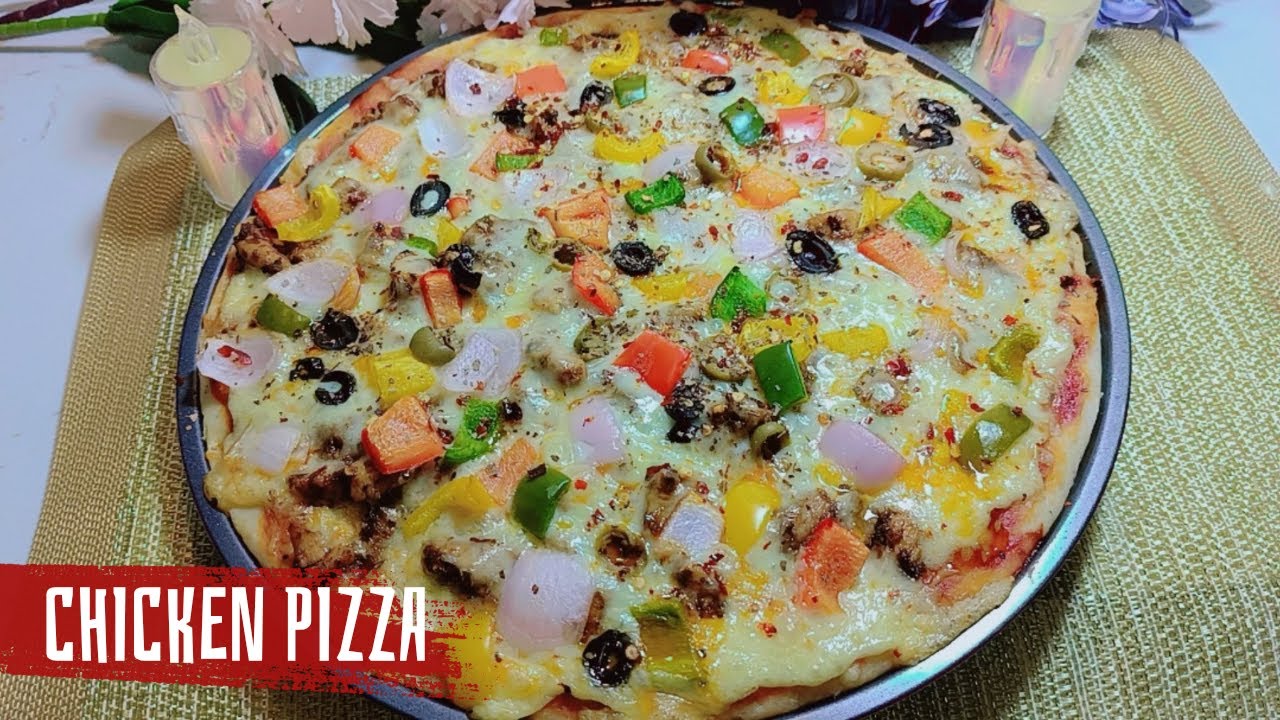 Spicy chicken pizza recipe, pizza recipe,cheesy creamy pizza recipe by sherry,23 sep 2025