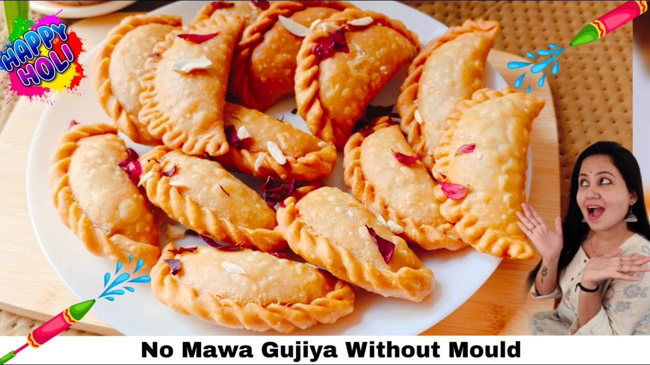 No Mawa No Mould Gujiya Recipe | होली और दिवाली इसके बिना अधूरी है |Holi Special | गुजिया कैसे बनाएं