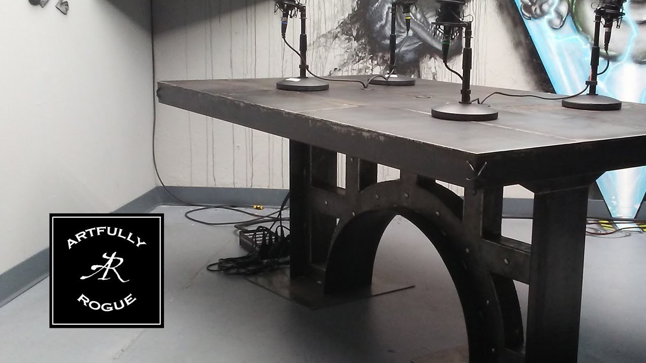 Creation of an Industrial Style Metal Table - Part 1