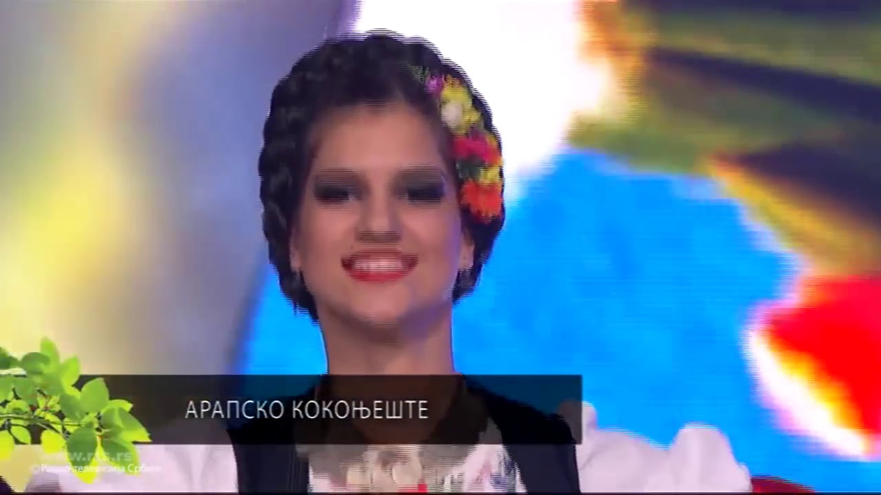 Folklorni ansambl ''Lazarica'', Kruševac - Trojanac, u emisiji ''Ide Mile''   RTS