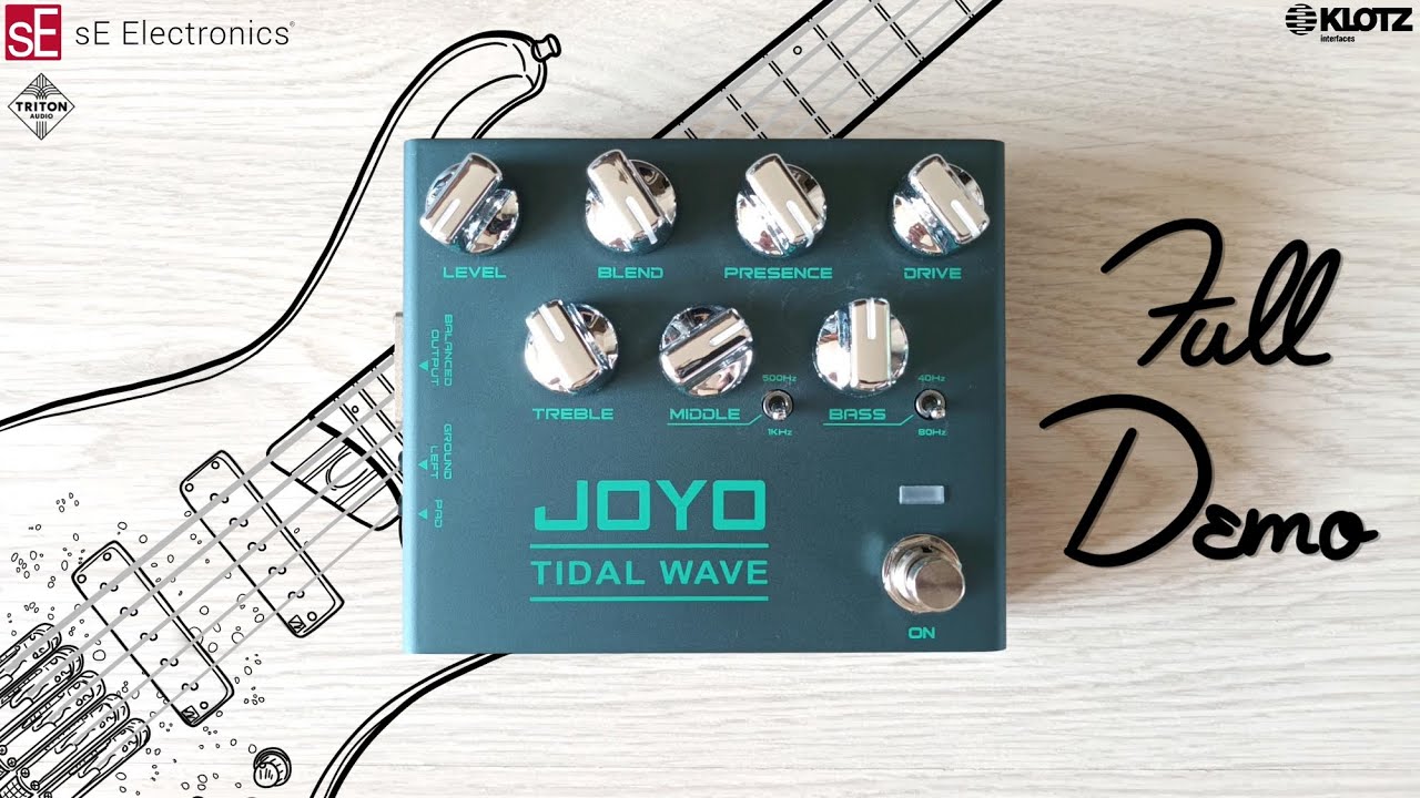 Joyo R-30 Tidal Wave DEMO + REVIEW | SansAmp Bass Driver DI made better! | Preamp + Cab Sim for BASS