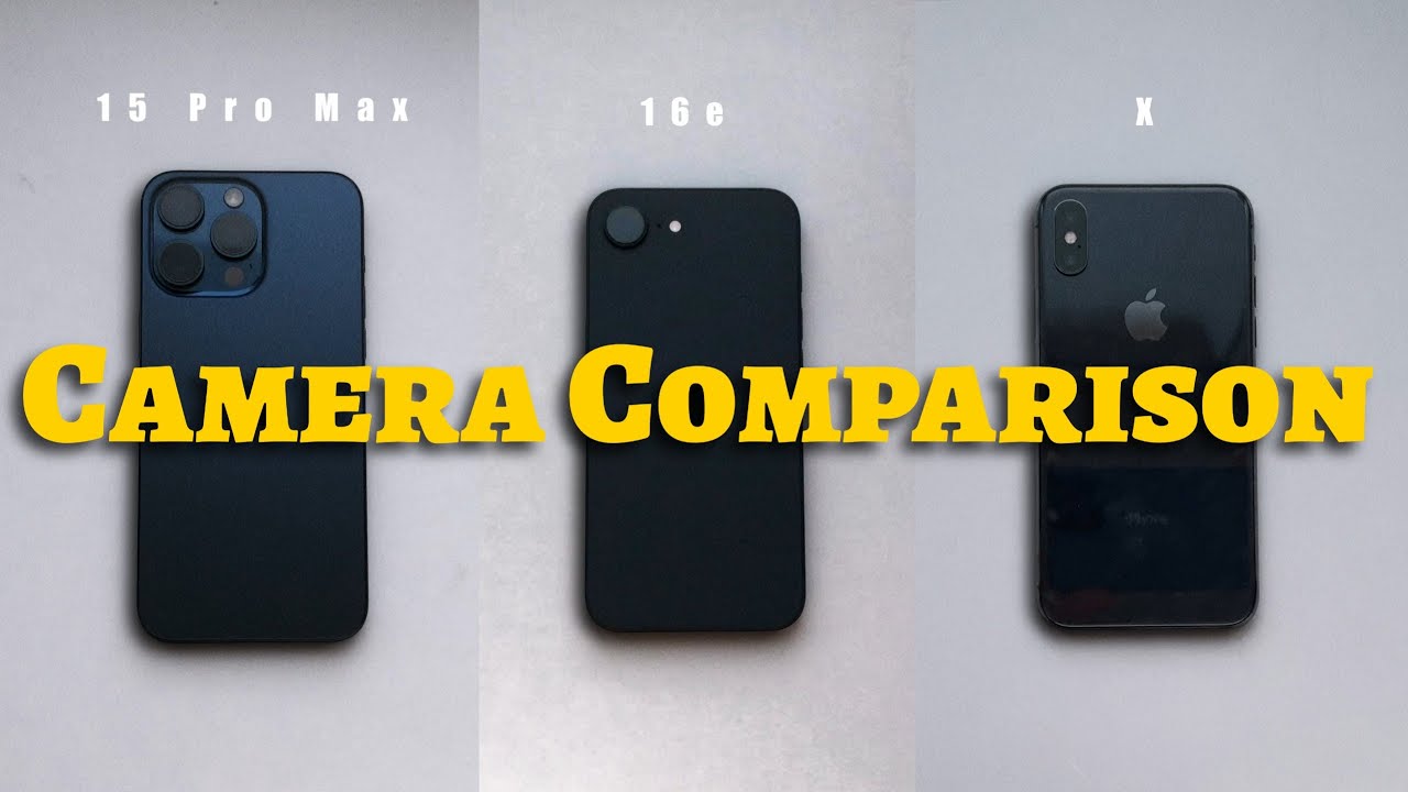 Smartphone တွေရဲ့ Camera တွေဘယ်အထိ ရောက်လာပြီလဲ??? (iPhone X, 15 Pro Max, 16e Camera Comparison)