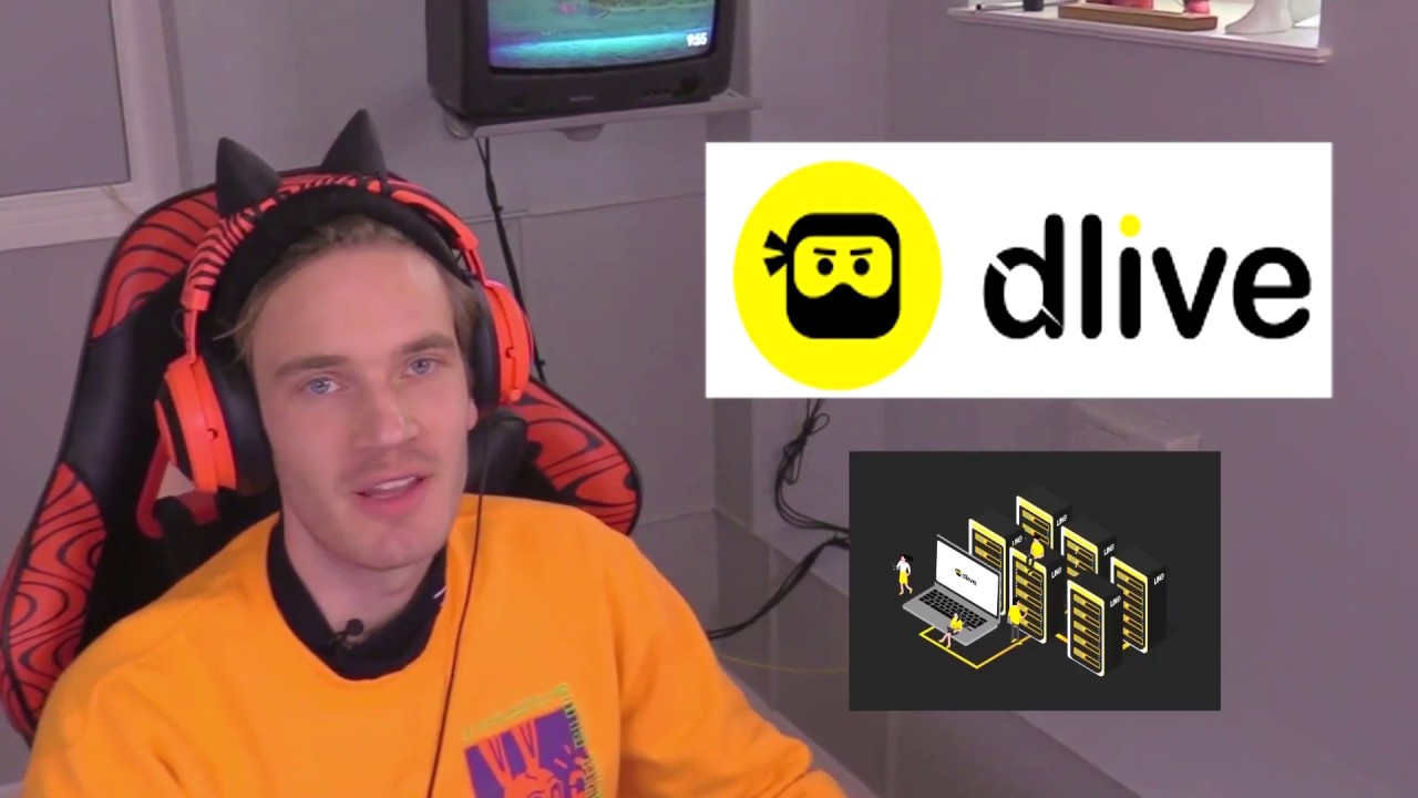 PewDiePie Joins DLive Family