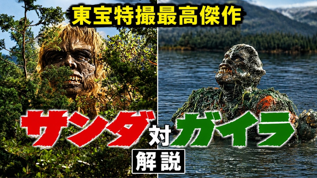 東宝特撮の最高傑作『サンダ対ガイラ』の衝撃！今見返しても鳥肌が立つ理由を熱く語る！1966年の技術とは思えない映像美。60年前の映画が現代に蘇る『怪獣』の怖さが体感できる魅力。トラウマガイラの思い出話