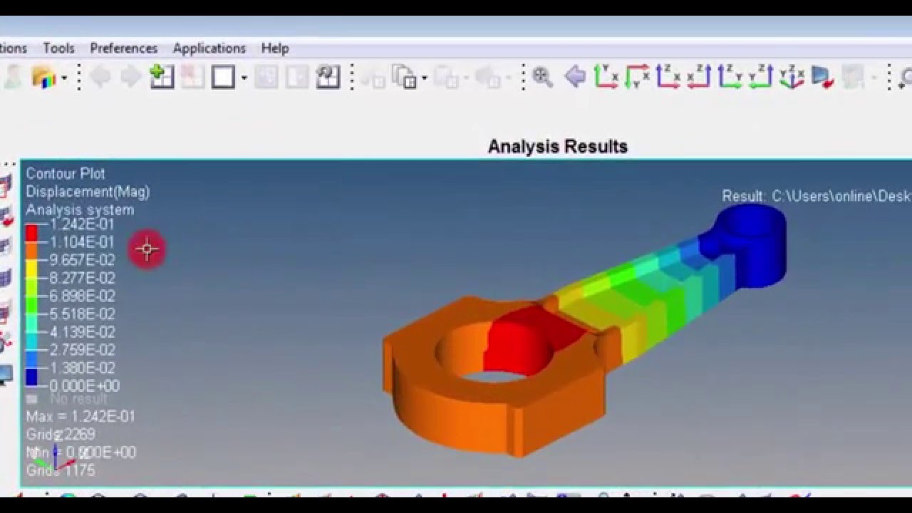 Stress Analysis of Connecting rod using Hypermesh - Online Workshop