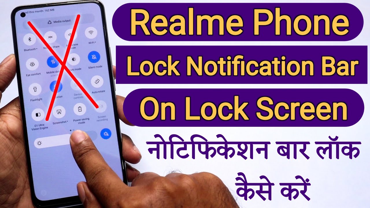How to Disable On Lock Screen For Notification Drawer Realme, Lock Notification Panel On Lock Screen