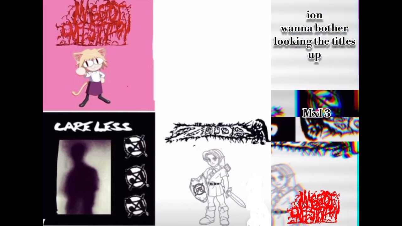 (NOT MINE) legendxzelda X maggot infestation X careless 3way