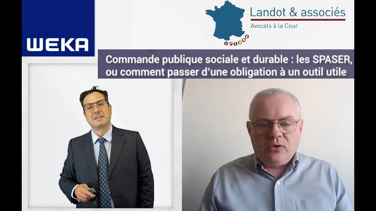 Commande publique sociale et durable : les SPASER... passer d’une obligation à un outil utile