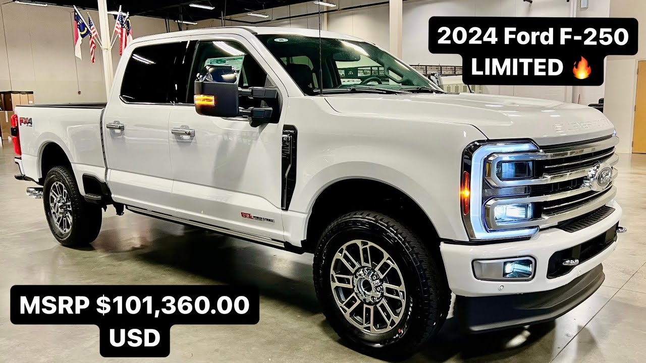 2024 Ford F-250 LIMITED ✅ Star White Metallic (Massage Seats) + (Max Recline) Sleep In The Truck