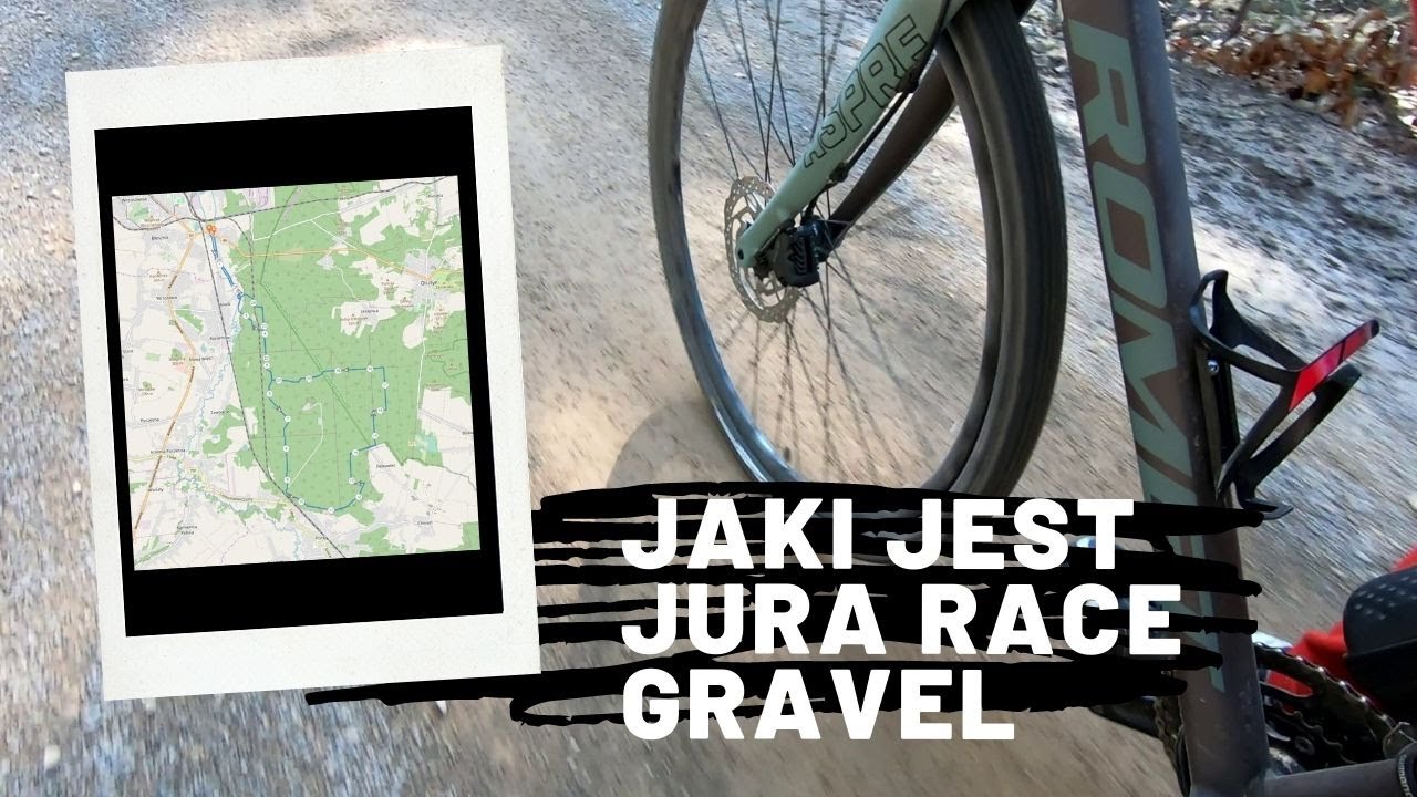 Jadę trasą Jura Race Gravel - marzec 2022r