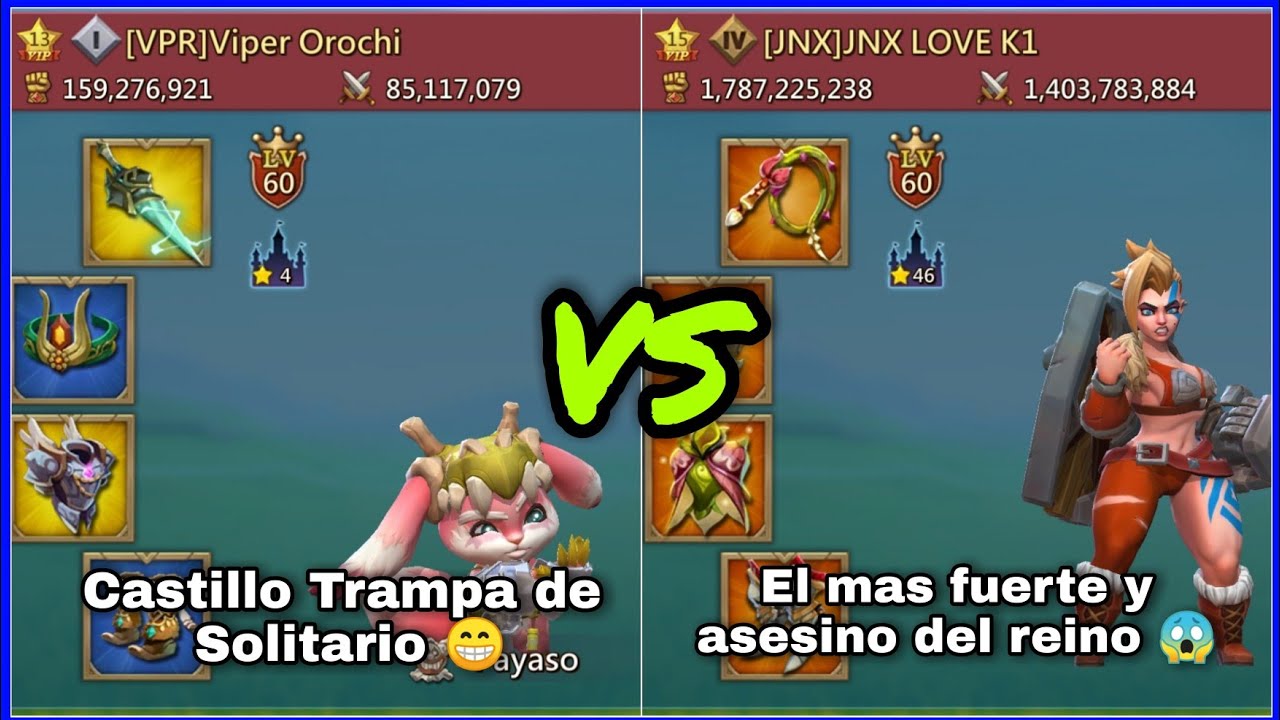 Lords Mobile – Castillo Trampa de Solitario 😁 VS El Chino más fuerte y asesino del reino 😱