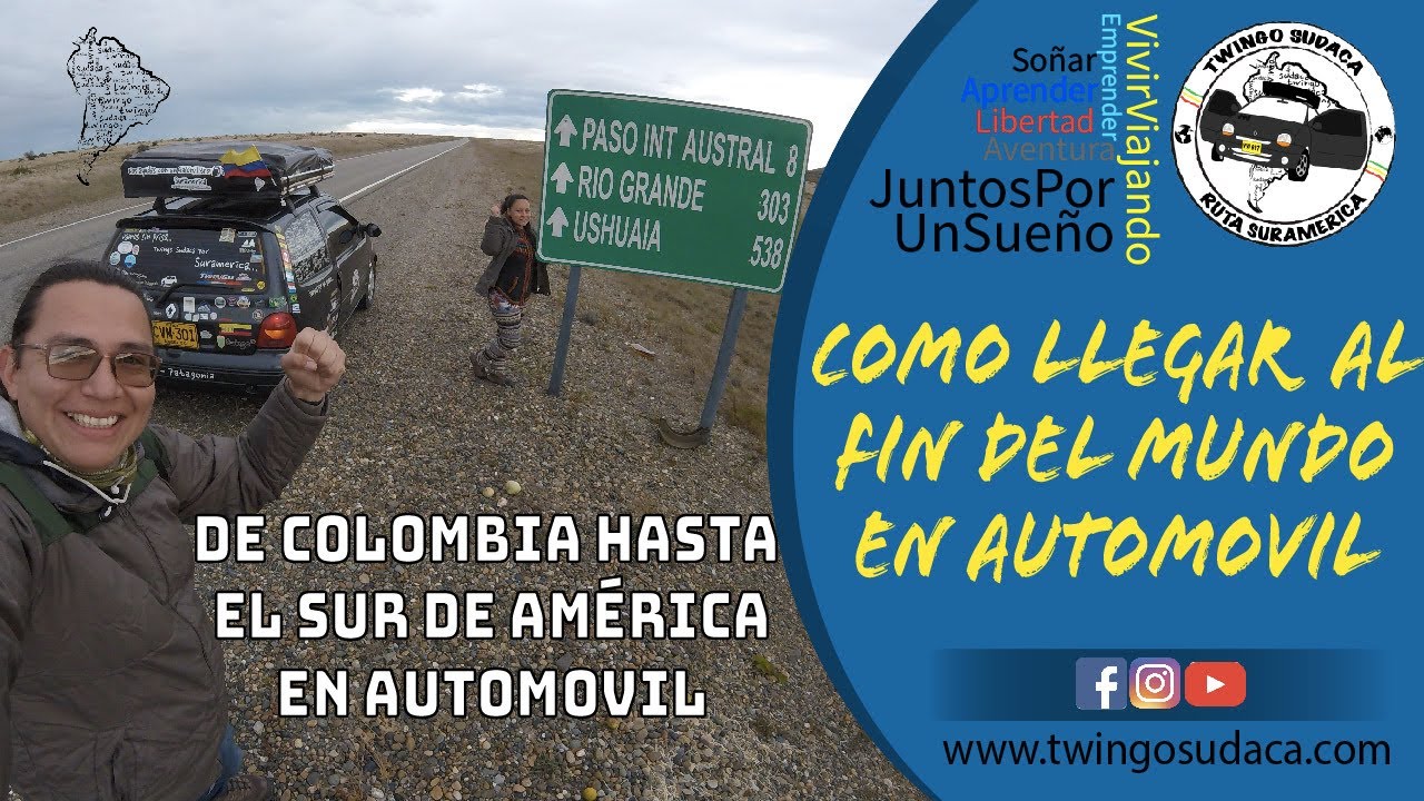 🌎 Viajar al Fin del Mundo en Carro, Consejos y Recomendaciones 🚗🏁 |Ushuaia en Auto 🥶   Twingo Sudaca